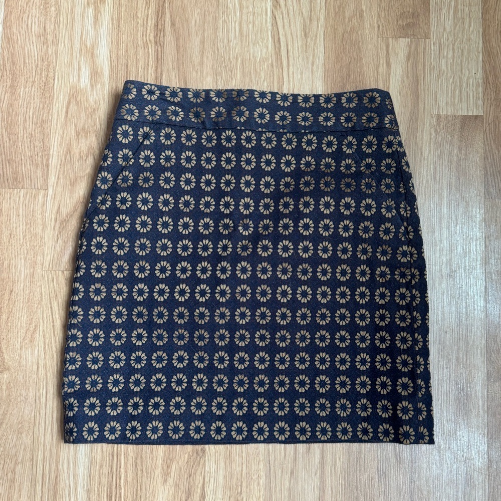 LOFT Golden Daisy skirt